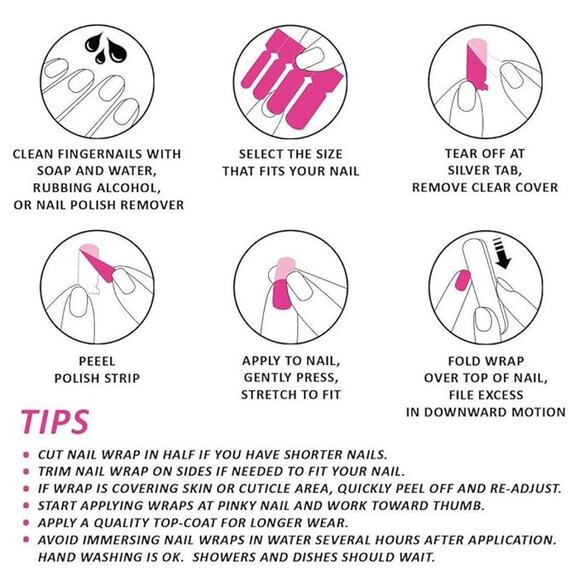 Nail Wraps 4th of July "Favorite Freedoms" 5 Complete SETS! Stars Stripes Hearts - Picture 10 of 15